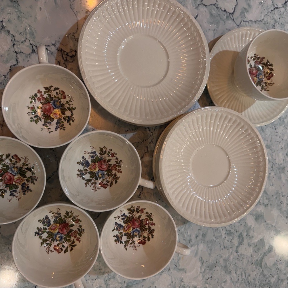 Wedgwood Floral Tea and Cake Set